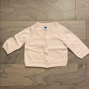 Janie and Jack Pink Cardigan | 3-6 months